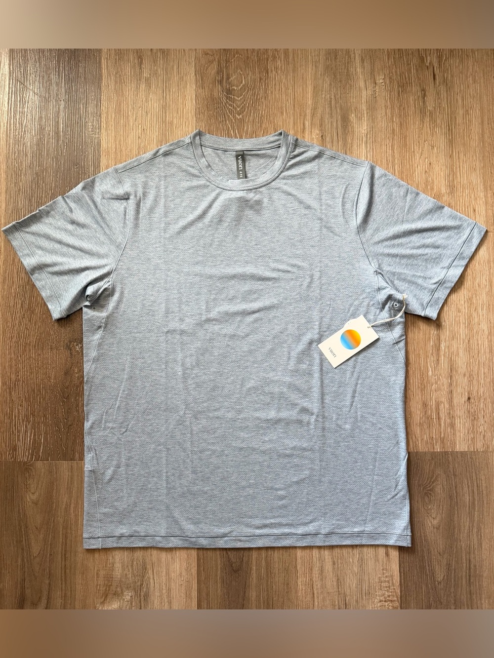Vuori Short Sleeve Everyday Tee Sea Glass Heather Mens Sz XL V1064 Athletic NWT